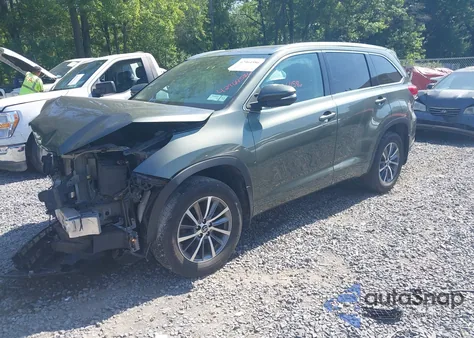 2018 Toyota Highlander Xle из США, поврежденный, VIN 5TDJZRFH0JS845411